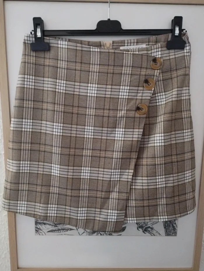 Jupe short à carreaux - photo numéro 3