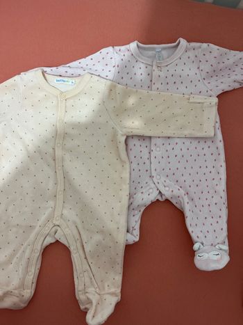 lot pyjama velours bébé 