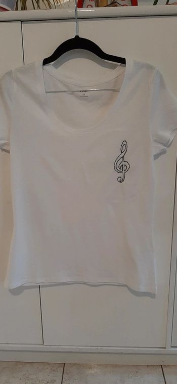 T-shirt (neuf, blanc), M / 38 / 10
