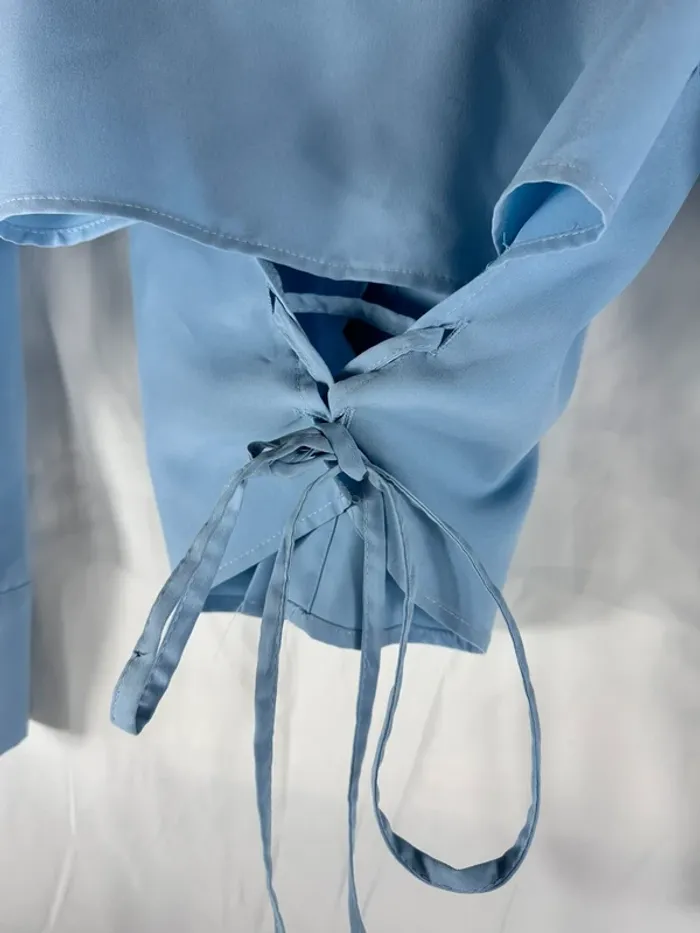 Chemise cintrée bleu YesStyle - photo numéro 7
