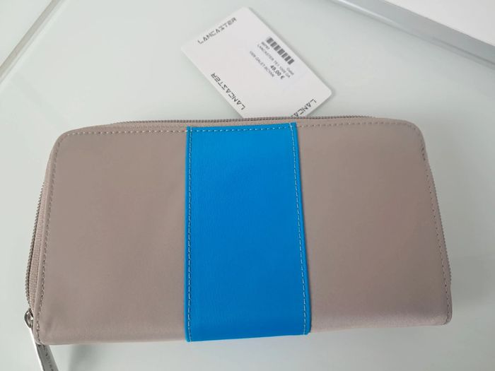 Lancaster portefeuille beige neuf - photo numéro 5