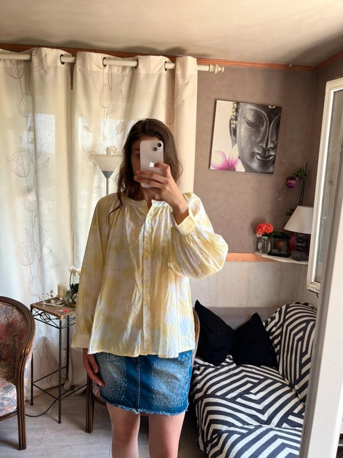 Blouse bouffant vintage bohème champêtre country western - photo numéro 2
