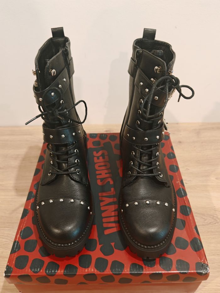 Bottines femme, taille 39, vinyl shoes