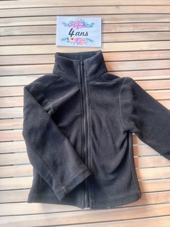 Veste polaire zip 4 ans tex