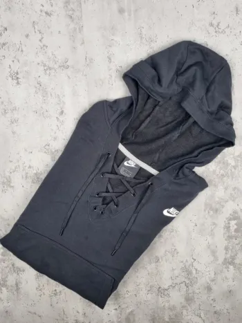 Sweat à capuche noir Nike – Taille S Femme (mesures en photos)