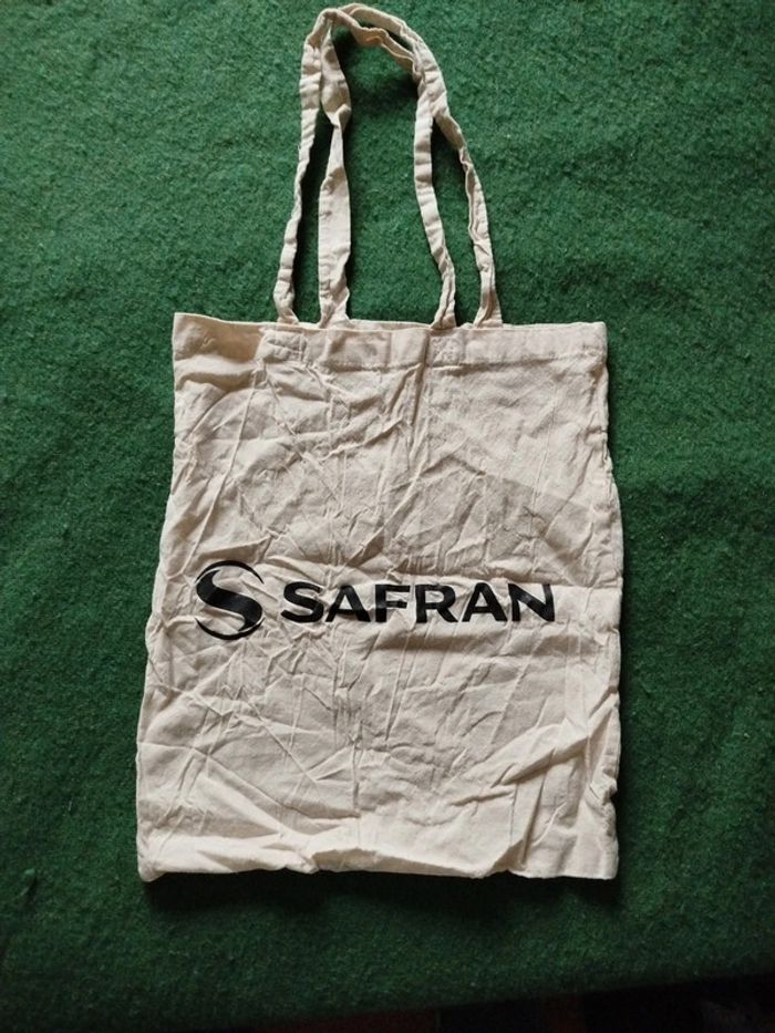 Tote bag/dac en tissu safran