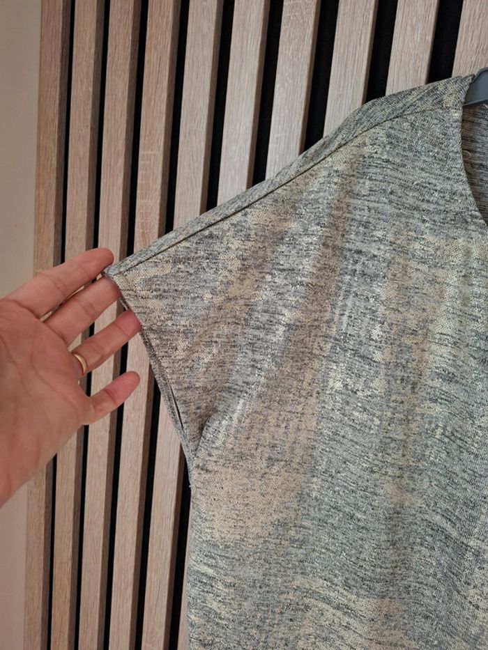 Blouse haut doré Promod T 38 - photo numéro 3