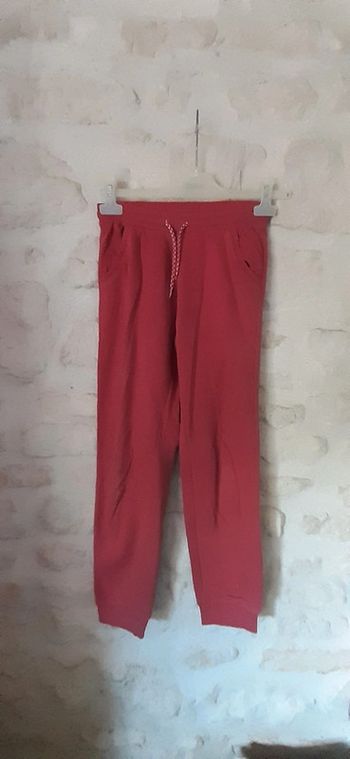 Bas de survêtement rose 12 ans