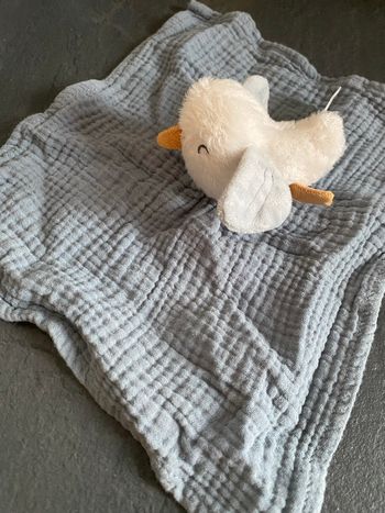 Doudou mouette oiseau plat little dutch
