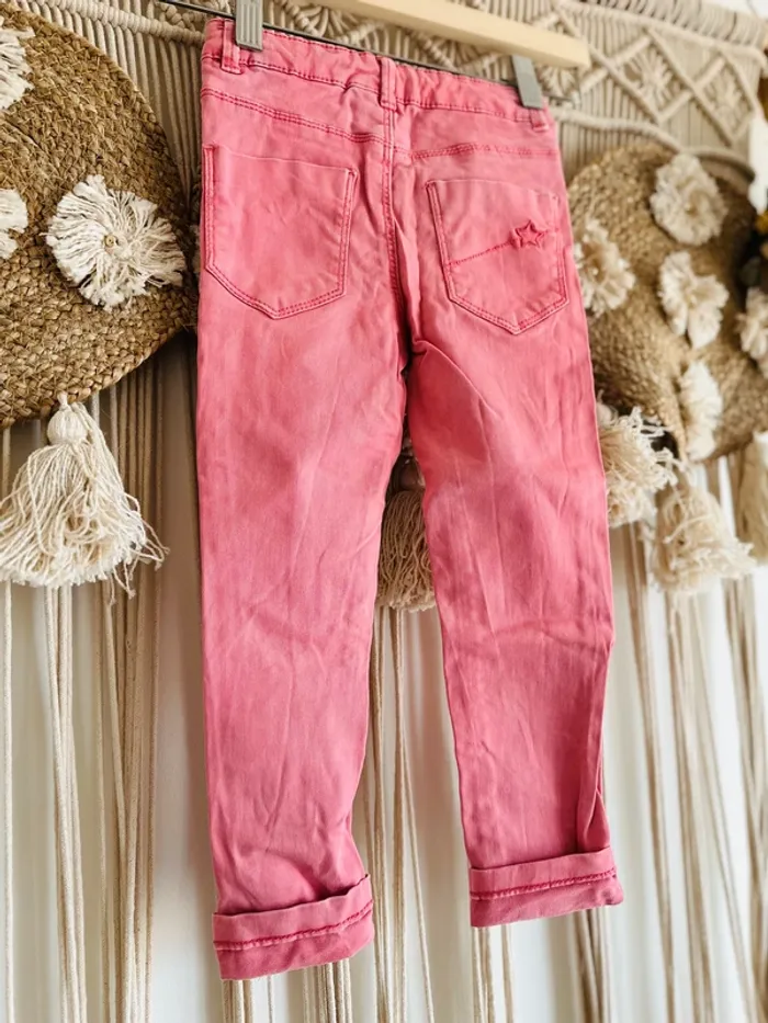 Pantalon slim rose 4 ans - photo numéro 2
