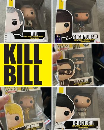 Lot de 5 Pop Kill Bill
