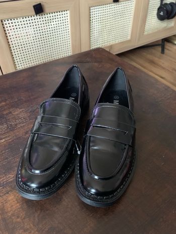 Mocassins vernis noirs taille 37 
