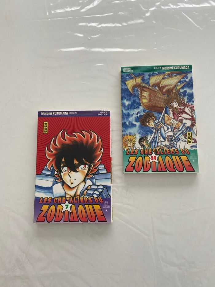 Lot 2 Mangas Les Chevaliers du Zodiaque