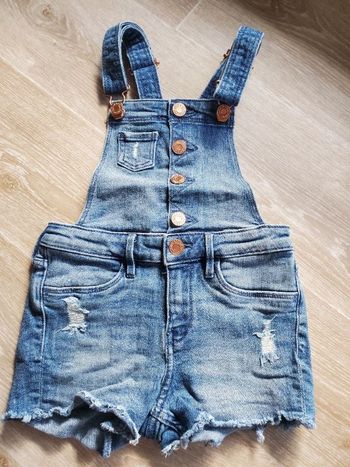 Salopette short 5/6 ans