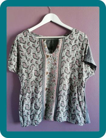 Tee shirt aztèque été Promod