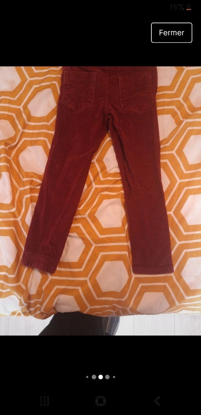 Lot 2 pantalons velours - photo numéro 7