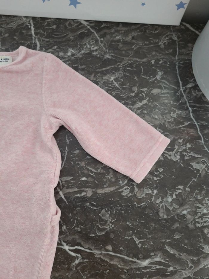 Pyjama velours tape à l'œil t.12 mois - photo numéro 4