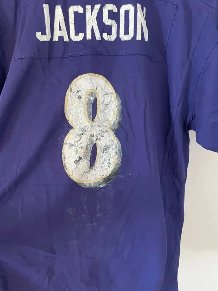 Nike Maillot NFL jersey #8 Jackson Baltimore Ravens 🏈 Mens S - photo numéro 12