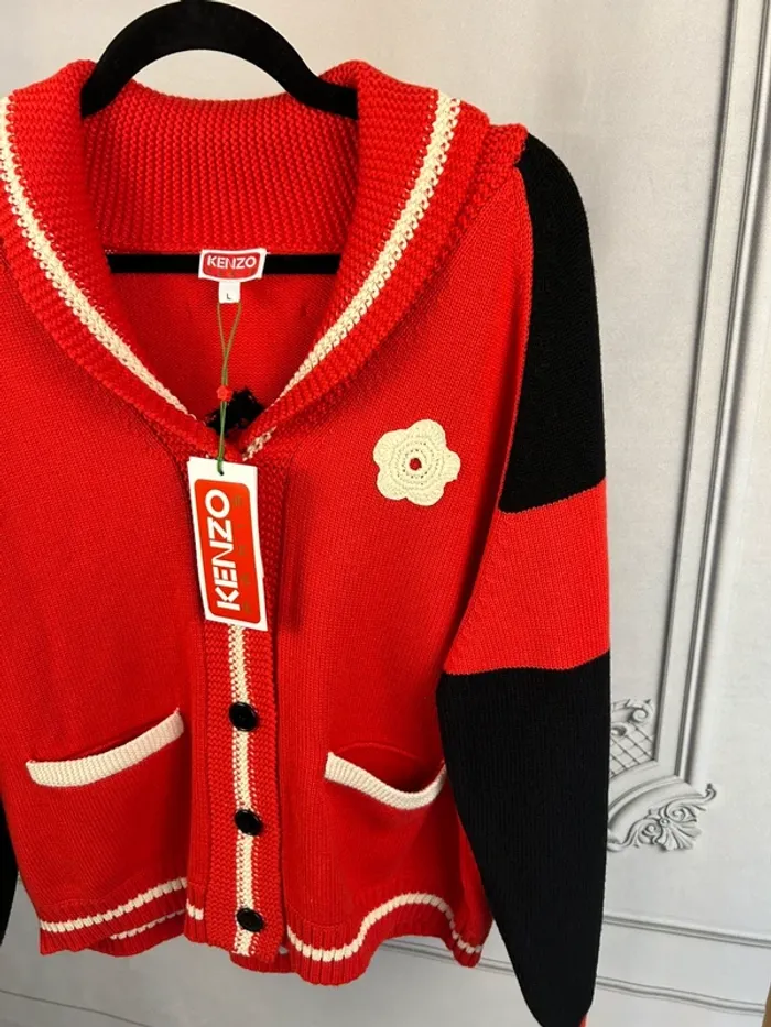 Cardigan Boke Kenzo L neuf - photo numéro 2