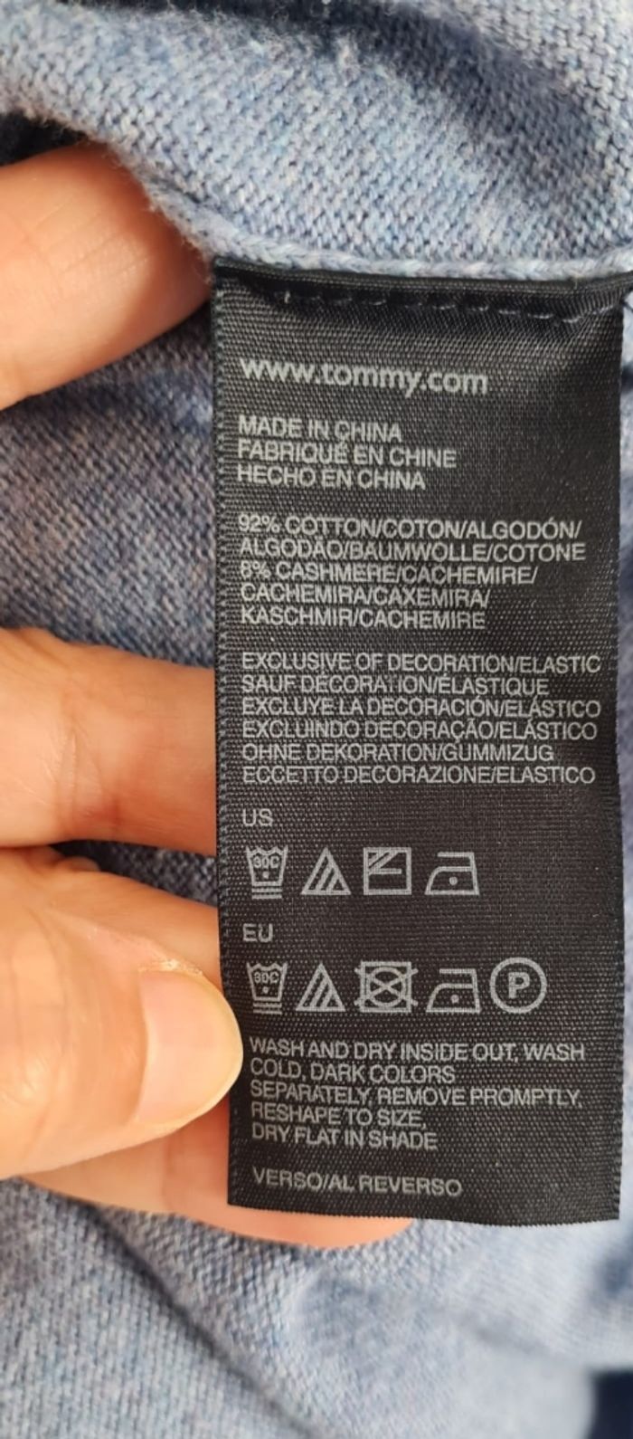 Pull en laine et cachemire Tommy hilfiger - photo numéro 5