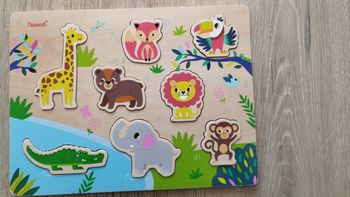 Puzzle en bois animaux