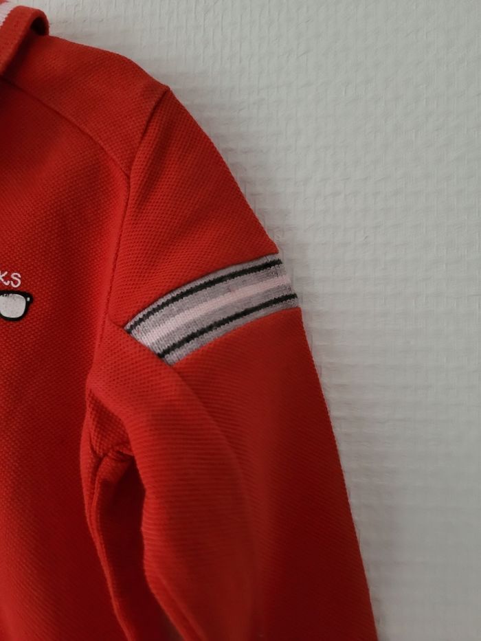 Polo rouge IKKS 12 mois TBE - photo numéro 3