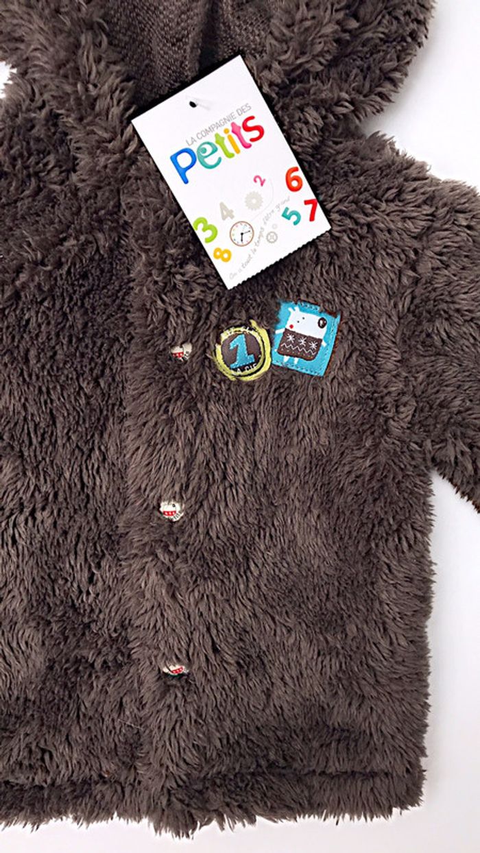 Gilet chaud bébé 3 mois la compagnie des petits - photo numéro 2