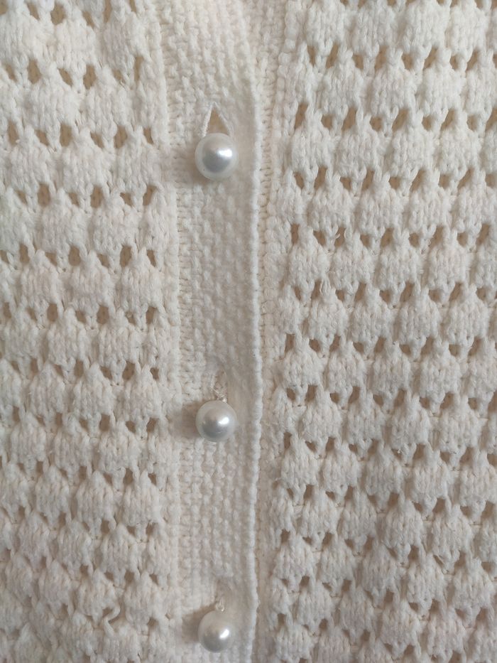 Darling Gilet style tricot crème M - photo numéro 4
