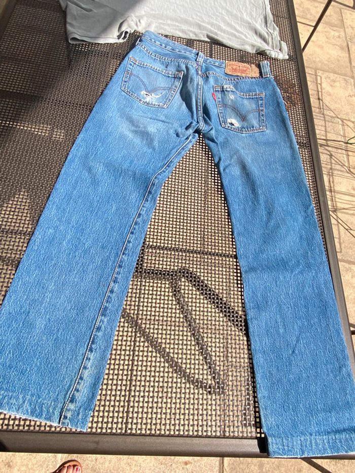 Beau Jean bleu used Levis 501 w30 l 30 - photo numéro 4