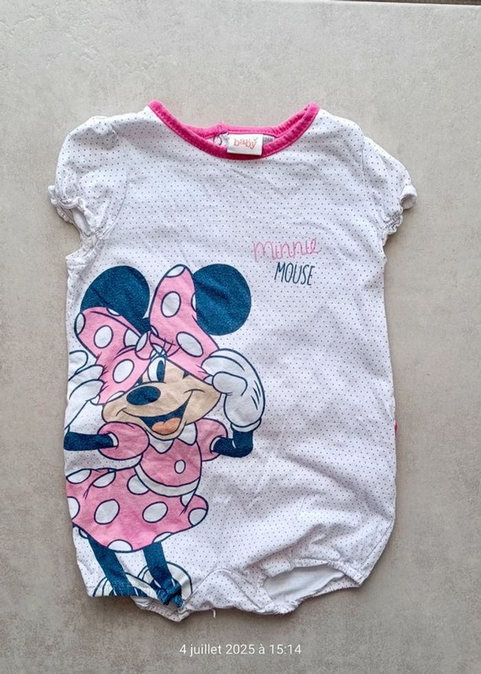 Barboteuse Minnie fille - 24 mois