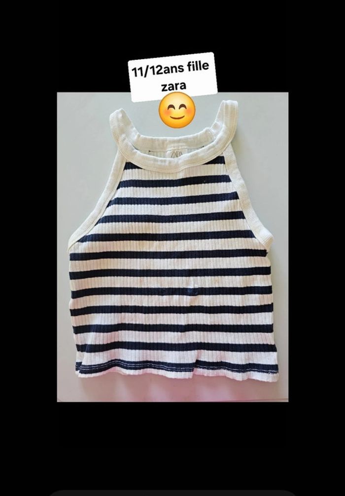 TEE shirt / débardeur Zara  fille 11 / 12 ans