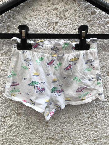 Short blanc Kiabi 4ans