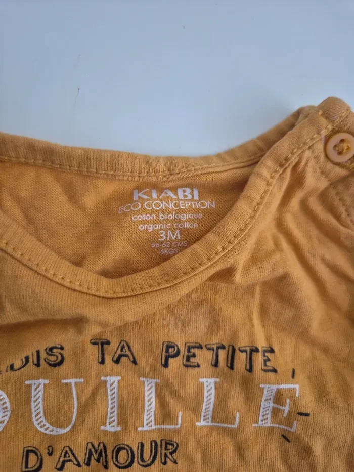 T-shirt à manches longues 3 mois - photo numéro 2
