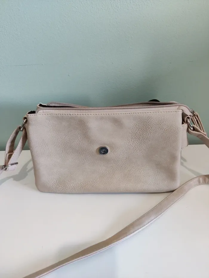 Sac à bandoulière beige - photo numéro 2