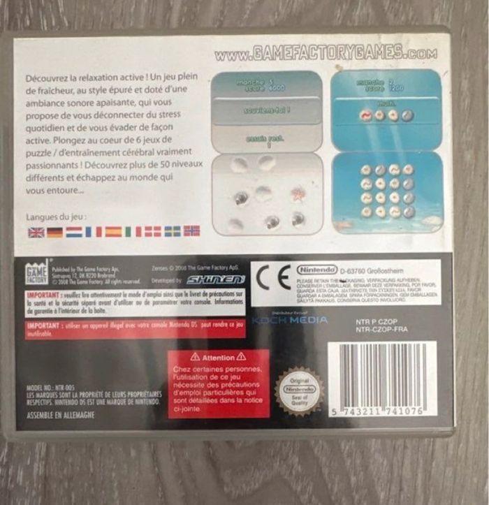 Jeu Nintendo DS Zenses - photo numéro 3