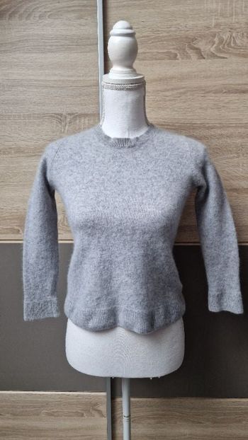 Pull court en cachemire