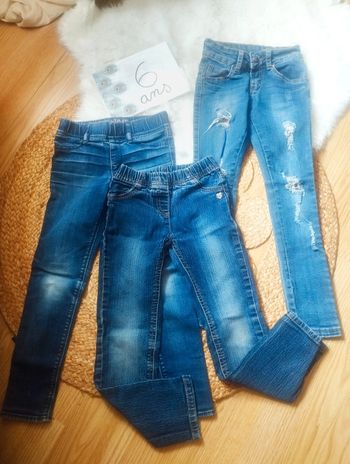 Lot jeans 6ans fille