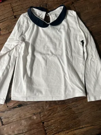 T-shirt col claudine