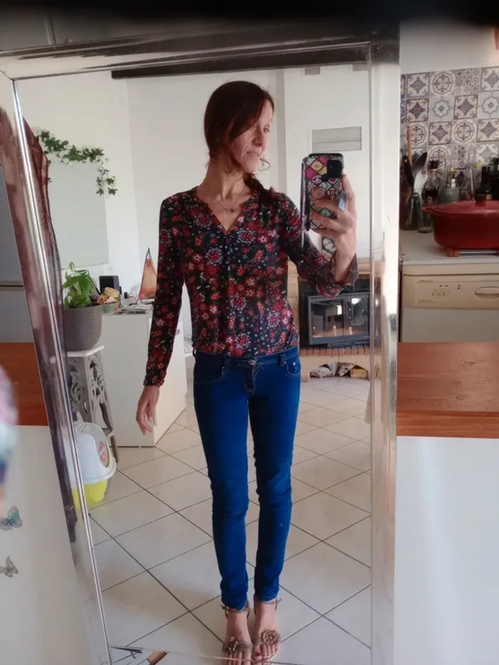 Blouse 38 Fleurie Carole c87