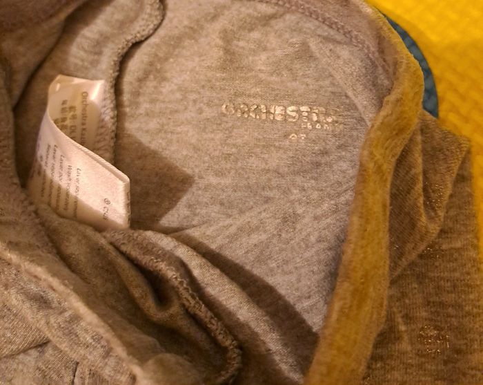 Legging gris clair pailletté, orchestra, taille 3 mois (60 cm) - photo numéro 3