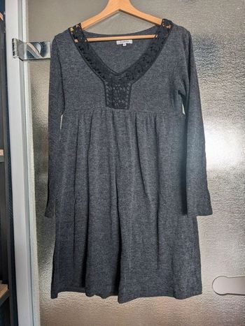 Robe pull de grossesse La Halle taille s