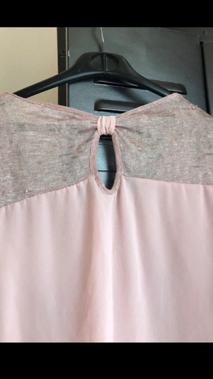 Pull, tunique rose, taille L, Breal - photo numéro 2