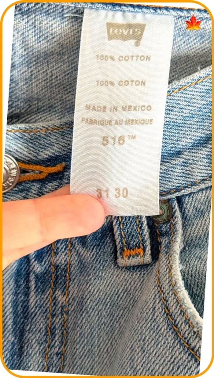 Jeans Levi's 516 vintage femme destroy 40 - photo numéro 7