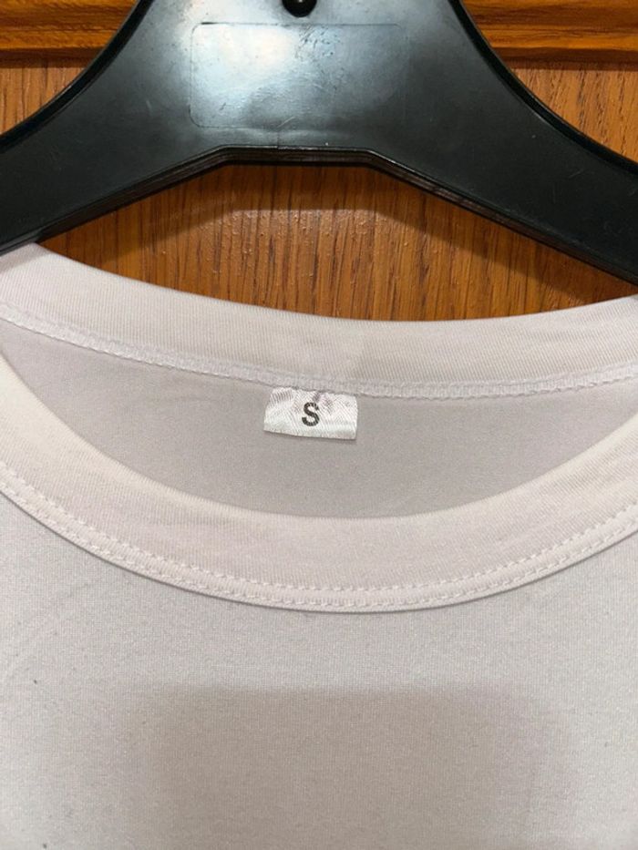 T-shirt manche longue blanc - photo numéro 2