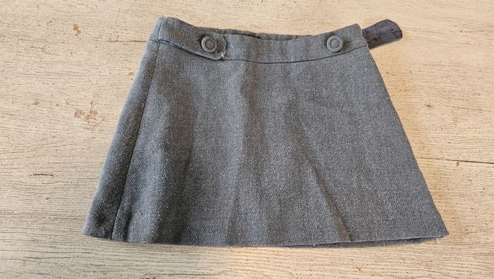 Jupe courte classique grise, ajustable à la taille, Mer du Nord, 6 ans - photo numéro 3