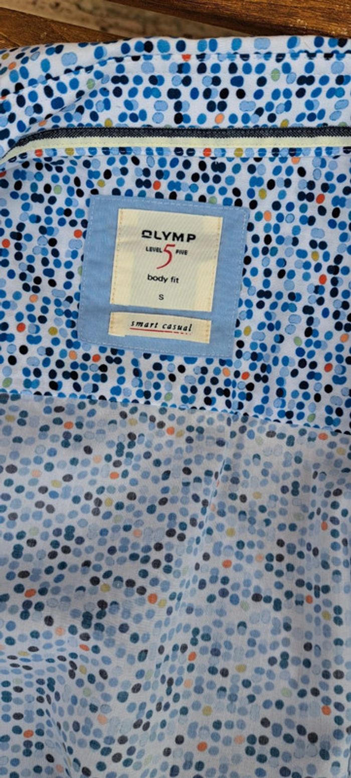 Chemise à manches courtes à pois taille S - photo numéro 3