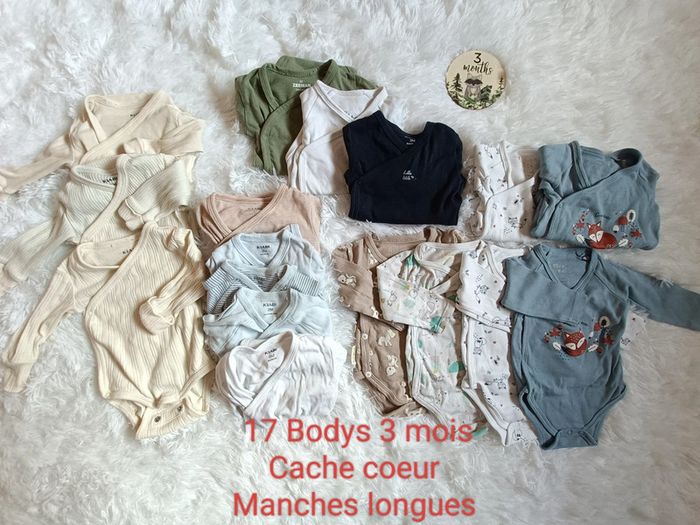 Lot de 17 bodys 3 mois - photo numéro 8