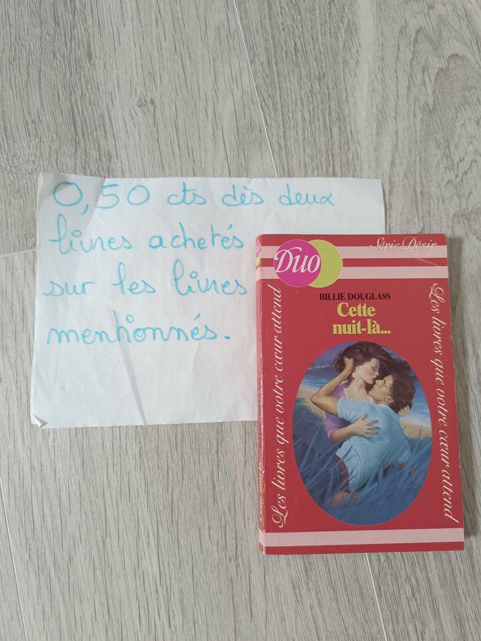 Livre Duo série désir