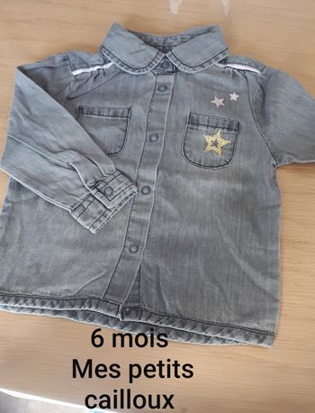Chemise Mes petits cailloux.