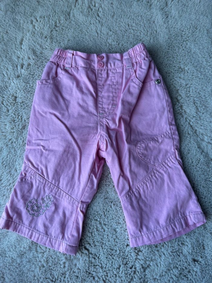 👖 Lot 3 pantalons - bébé fille - baby girl- 6 mois - catimini- très bon état - photo numéro 2